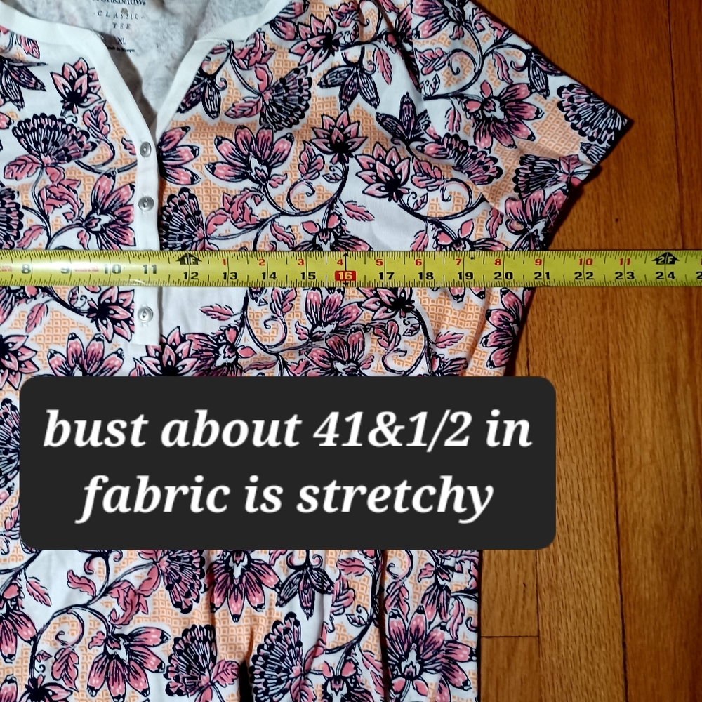 CROFT & BARROW Floral  print Women"s XL - Picture 5 of 7